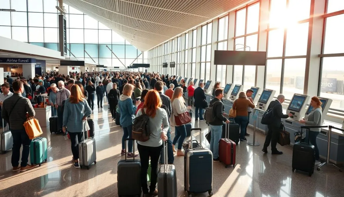 Checkin rapide à l'aéroport