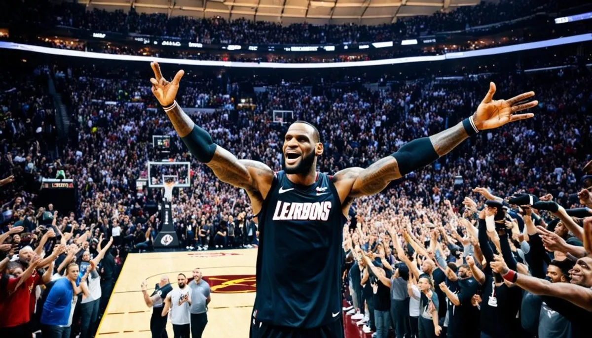 LeBron James global basketball icon