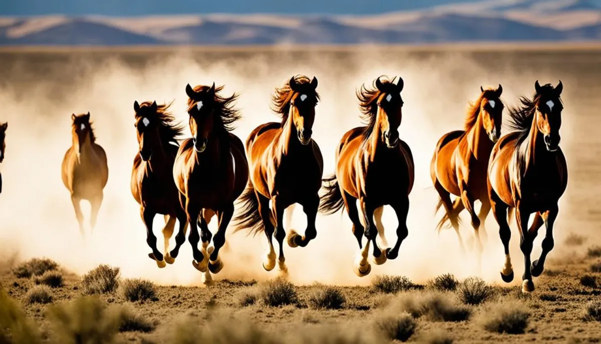 wild horses: american mustangs